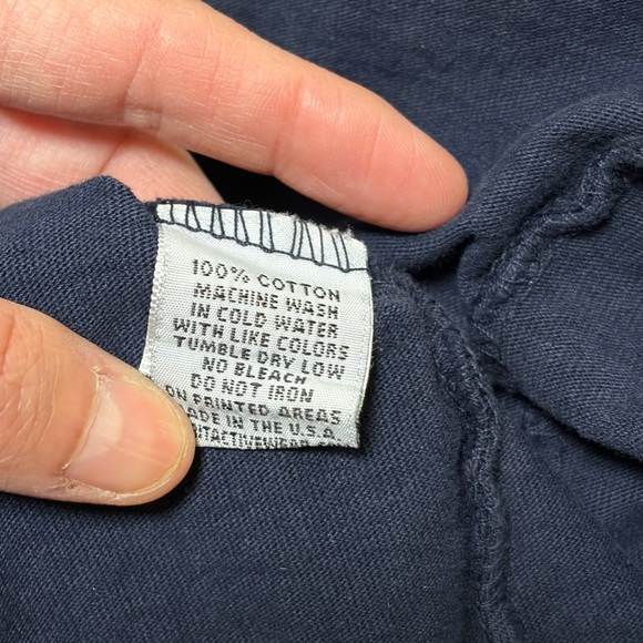 Spirit Penn State Navy Spirit Jersey White Puff Paint Shirt Size XS - Picture 5 of 5